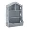 Delta Children Gray Playhouse Bookcase with Toy Storage